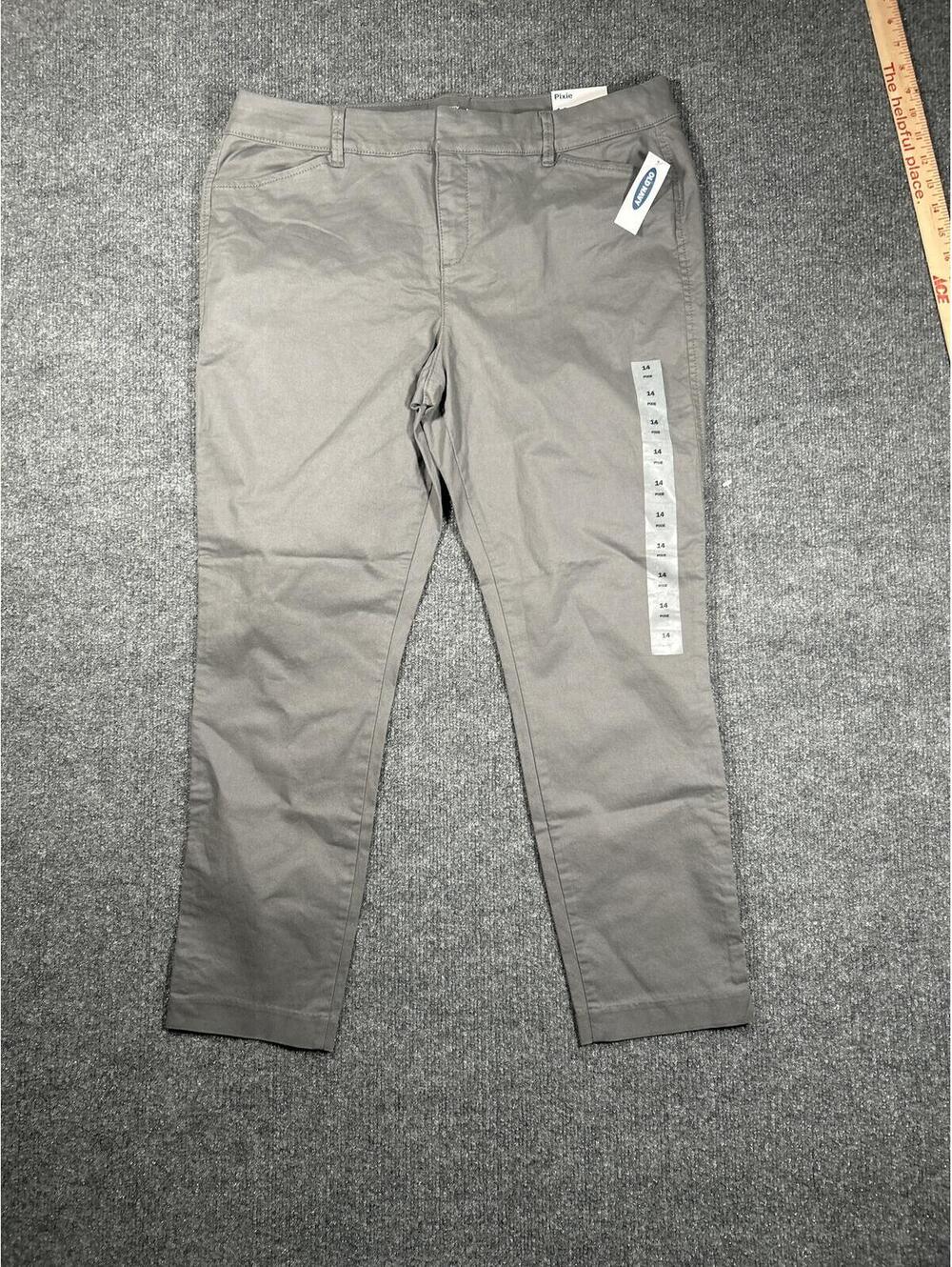 Old Navy Gray Pixie Pants Size 14